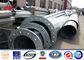 8Ft Slip Joint Q235 Utility Power Poles , Galvanized Electricity Steel Metal Utility Poles supplier