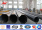 17m 1800Dan Electrical Galvanized Tubular Steel Pole For Outside Distribution Line supplier