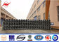 Professional 8M 7.5KN Steel Tubular Pole For Electrical Distribution Line Project supplier