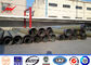 25Ft To 40 Ft Galvanized Steel Power Pole For 69KV Electric Power Distribution Line supplier