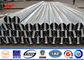345Mpa Tubular Hot Dip Galvanized Steel Pole 2.75mm 3.0mm 3.75mm 4.0mm Thick supplier