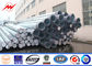 Multi Sided Galvanized Steel Utility Distribution Power Poles For Electrical Project supplier