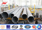 Electrical Hot Dip Galvanized Steel Pole , Anticorrosive Power Line Pole supplier