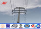 15m 1200 Dan Galvanized Steel Pole For 132kv Transmission Line ,  / BV / ISO supplier