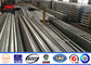 multi sided galvanized steel utility distribution power poles for electrical project supplier