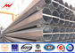 Custom Transmission Line Galvanised Steel Pole 25 Footer 30 Footer 35 Footer supplier