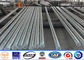 132KV Q345 Bitumen Electrical Power Pole For Transmission Line Project supplier