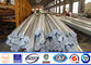 Galvanized 12.2m High Tensile Electrical Power Pole For Power Distribution Line Project supplier