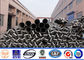 Galvanized 12.2m High Tensile Electrical Power Pole For Power Distribution Line Project supplier