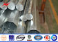 25 - 90ft GR65 Hot Dip Galvanized Steel Pole , Electric Steel Utility Poles supplier