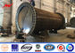 8 Sides 5kn Load 14m Steel Power Pole Burial Type Galvanization Standard supplier