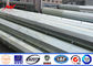 ISO 9m 10m Galvanized Steel Pole With 2.75mm - 3mm Thickenss High Performance supplier