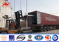 11kv 132kv Power Transmission Poles Octagonal Steel With Fiberglass Protection supplier