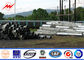 8m 5KN Q345 Electric Steel Transmission Poles Galvanization 30m / S Wind Speed supplier