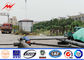 75FT 80FT NGCP Type E Galvanized Metal Pole , Transmission Line Poles Long Life supplier