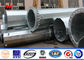45-100FT Electric Galvanised Steel Pole 2000kg Load One Section Design supplier