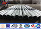 11m 15m Steel Power Pole 8 Side Safety Factor 2 Anti Corrosion supplier