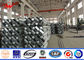 7.5 M Electrical Steel Tubular Utility Power Poles With FRP For Distribution Line supplier