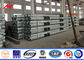 7.5 M Electrical Steel Tubular Utility Power Poles With FRP For Distribution Line supplier