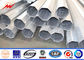 27.5m 40kn Galvanised Light Pole Transmission Tubular Steel Pole High Voltage supplier