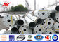 9m - 3kn Galvanized Utility Power Poles For Outside Electrical Distribution Line supplier