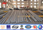 Type B 1250KG Steel Utility Pole 50ft Height Gr50 Material Bitumen Surface supplier