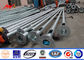 Outdoor Square Galvanized 12m Parking Lot Light Pole With Double Arms supplier