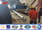 Transmission Steel Metal Electric Pole 15m 550 Dan 650 Dan 4mm / 5mm Thickness supplier