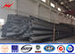 25-100ft NEA / NGCP Standard Utility Power Poles Galvanized Quakeproof Steel supplier