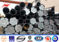 Multi Sided Galvanized Steel 25 Foot Utility Pole For Electrical Project supplier