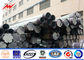 10kv - 550kv Hot Dip Galvanised Steel Pole , Electric Power Pole For Distribution Line supplier