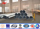 IP65 Tubular Galvanized Steel Pole For 69kv Electrical Transmission Line supplier