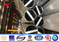 OEM Electricity Distribution Bitumen Galvanized Steel Utility Poles With CO2 Welding supplier