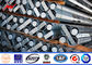 100ft Electrical Galvanized Steel Power Pole Distribution Line Pole supplier