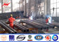 Transmission Electrical Conical Steel Tubular Pole 10KV supplier
