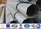 80ft 90ft Steel Electric Pole For Transmission Line Project supplier