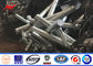Q235/Q345 Steel Power Pole 3m-15m Tapered Round 2.5-20mm Welding Galvanizing supplier