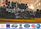 Transmission Line Galvanized Lattice Steel Poles 10kv - 220kv With Bitumen supplier
