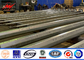 35ft 500kg 750kg Tubular Steel Pole 2.75 / 3mm Thick Hot Dip Galvanized supplier