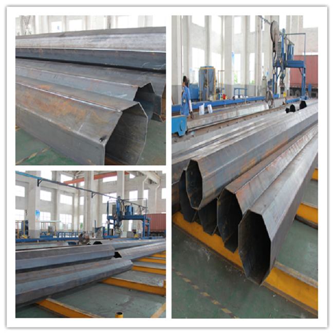 10.5m - 5KN Steel Tubular Pole Cross Arm For Electrical Transmission Line 0
