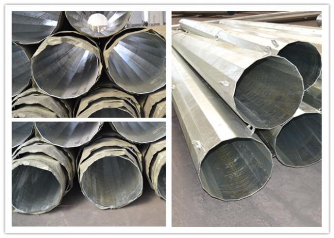 Medium Voltage Steel Tubular Pole For Electrical Line Project 5-300KM/H 1