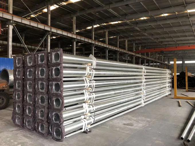 11.8-20m Hot Dip Galvanization Steel Tubular Pole For Power Line 2