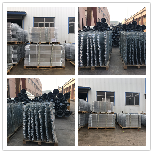 1mm Thickness Galvanized Electrical Power Pole With Bitumen 2
