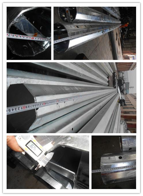 40ft 500kg Hot Dip Galvanised Tubular Steel Pole 1
