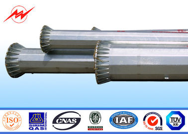 China 11M steel galvanized Electrical Power Pole for overhead transmission line supplier