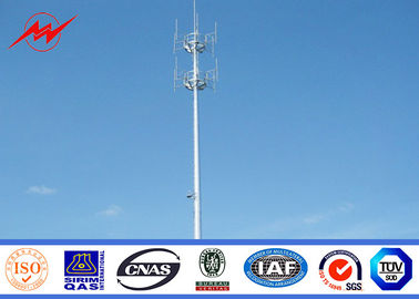 China Customized 100 FT Galvanized Mono Pole Tower for Communication Distribution supplier
