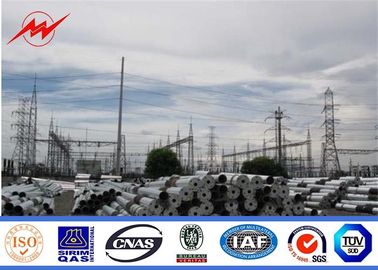 China Octagonal galvanization electrical power pole for transmission pole supplier