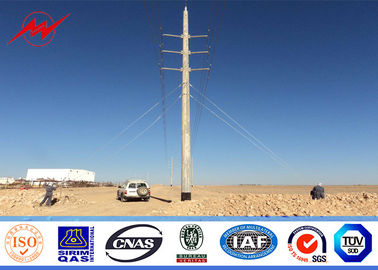 China Steel Galvanzied Electric Power Pole for 345KV Transmission Line supplier