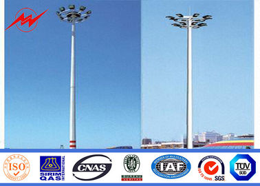 China Round Power pole 110KV energy High Mast Pole steel metal Material supplier