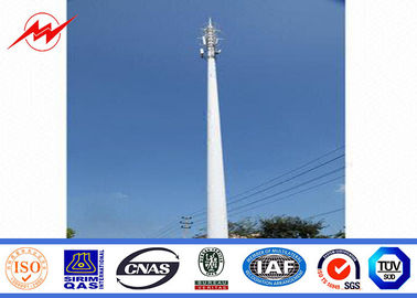 China 50m Conical 138kv Power Transmission Tower / Power Transmission Pole supplier